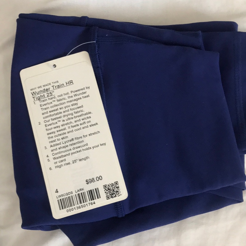 NWT wunder train 25” larkspur
